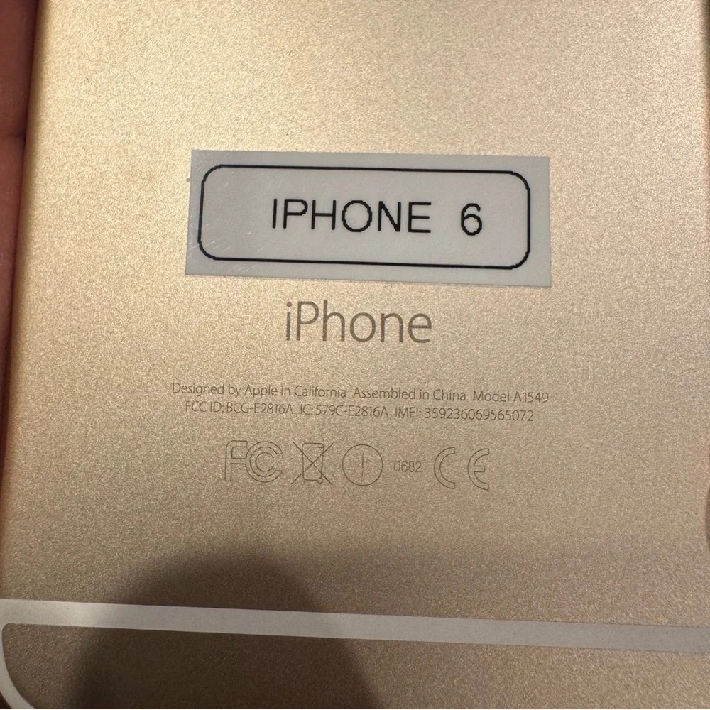 iPhone 6 Gold 16 GB